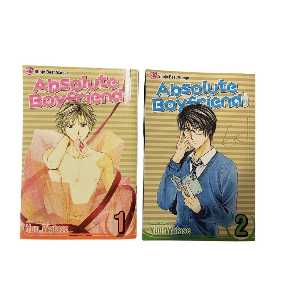 Viz Media Absolute Boyfriend Vol. 1 & 2 English Anime Comic Book Softcover